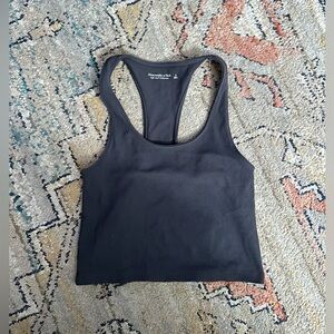 Abercrombie soft collection crop racerback tank